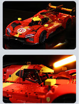 Konstruojami blokeliai CADA AUTOMOBILIS 51CM RAUDONAS BLAZING FLAME 1518 EL 1:10