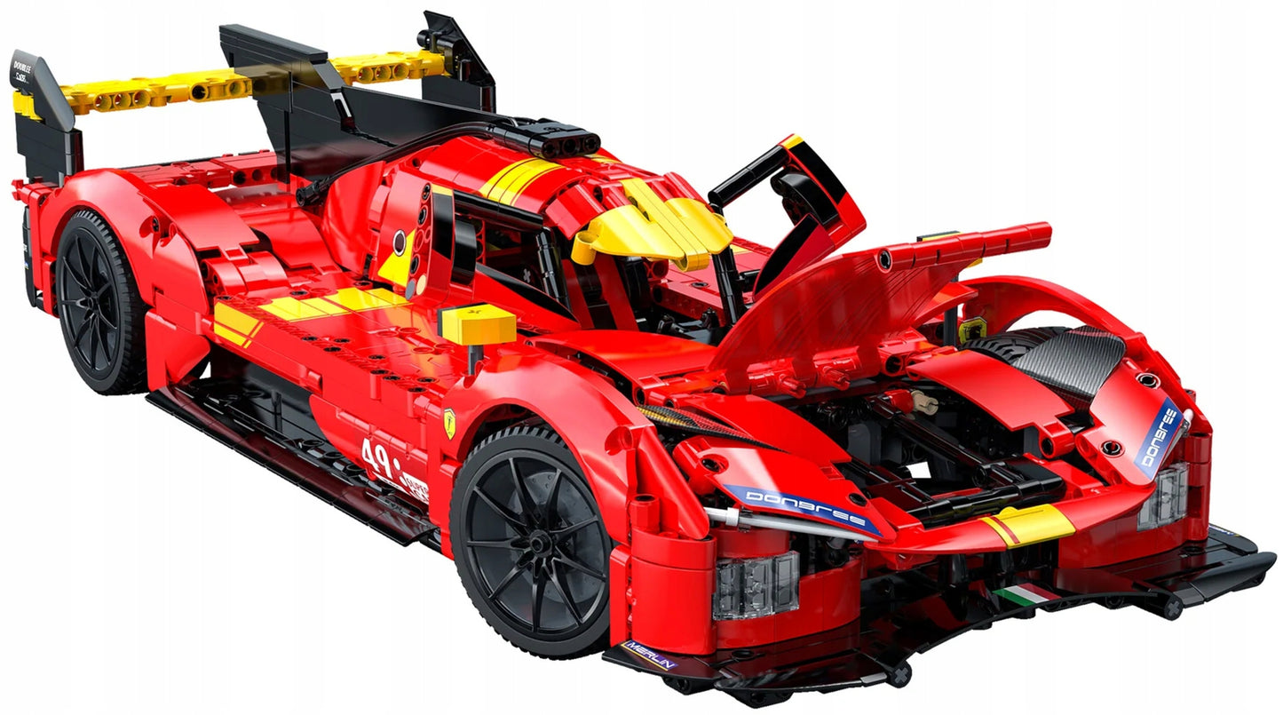 Konstruojami blokeliai CADA AUTOMOBILIS 51CM RAUDONAS BLAZING FLAME 1518 EL 1:10