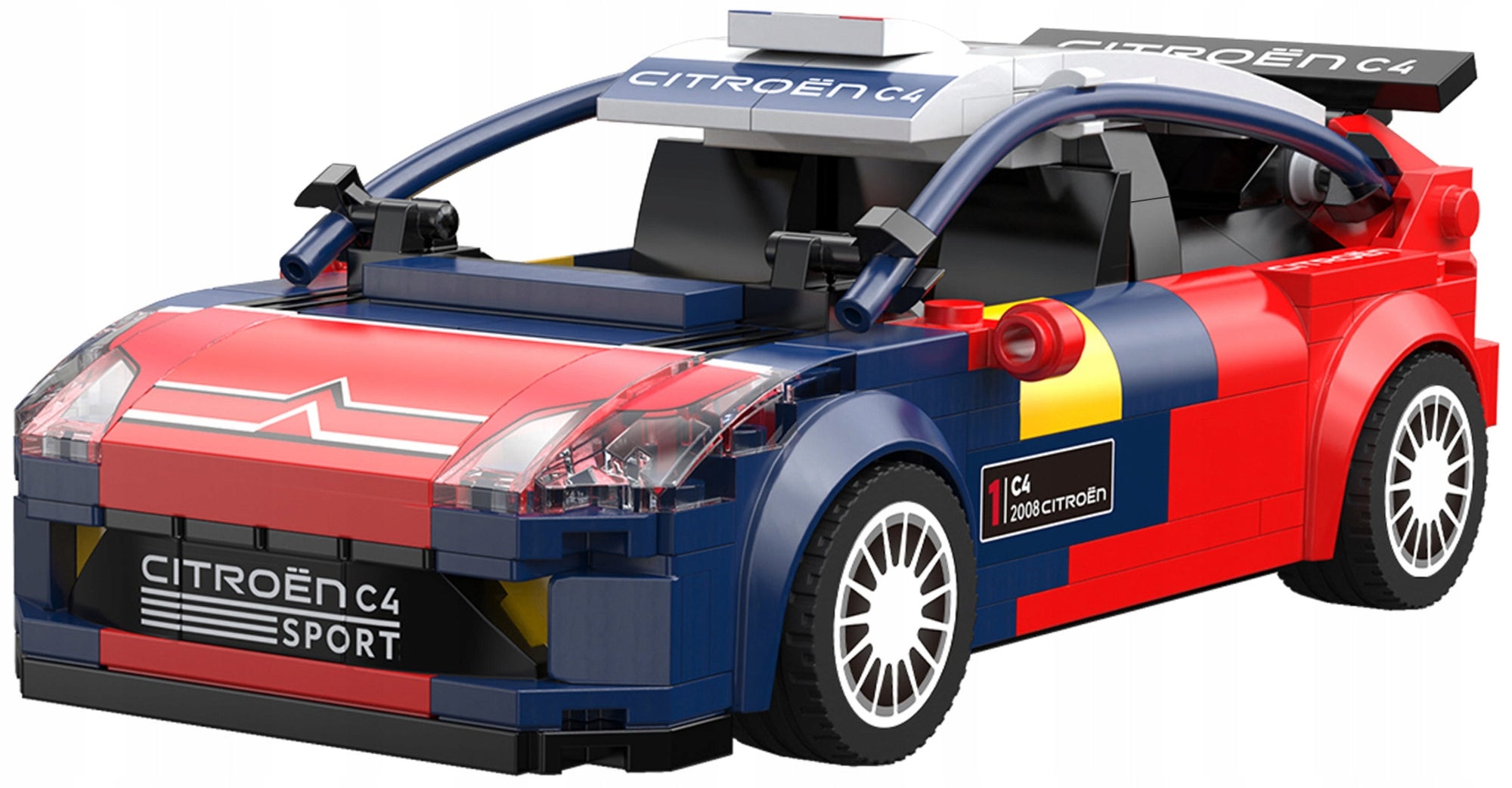 CaDA konstrukcinių blokelių lenktyninis automobilis CITROEN C4 WRC 296