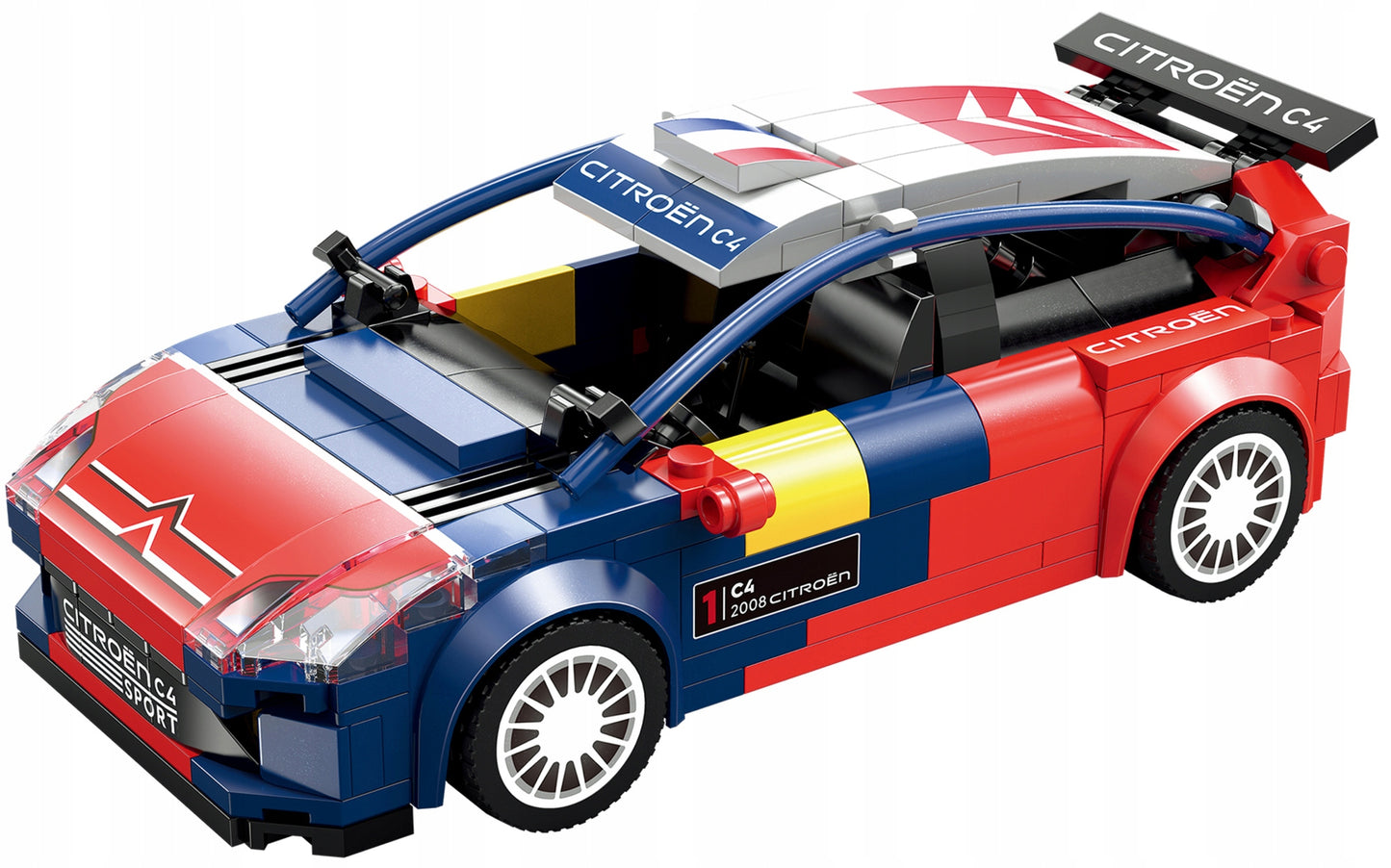CaDA konstrukcinių blokelių lenktyninis automobilis CITROEN C4 WRC 296