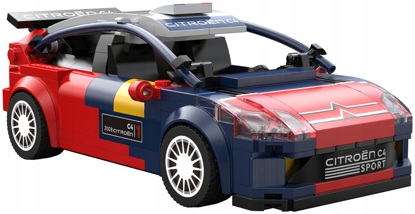 CaDA konstrukcinių blokelių lenktyninis automobilis CITROEN C4 WRC 296
