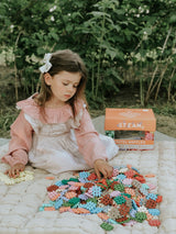 „MARIOINEX” MINI WAFFLE STATYBINĖ DETALĖ PASTELINĖ 300 ELEMENTŲ