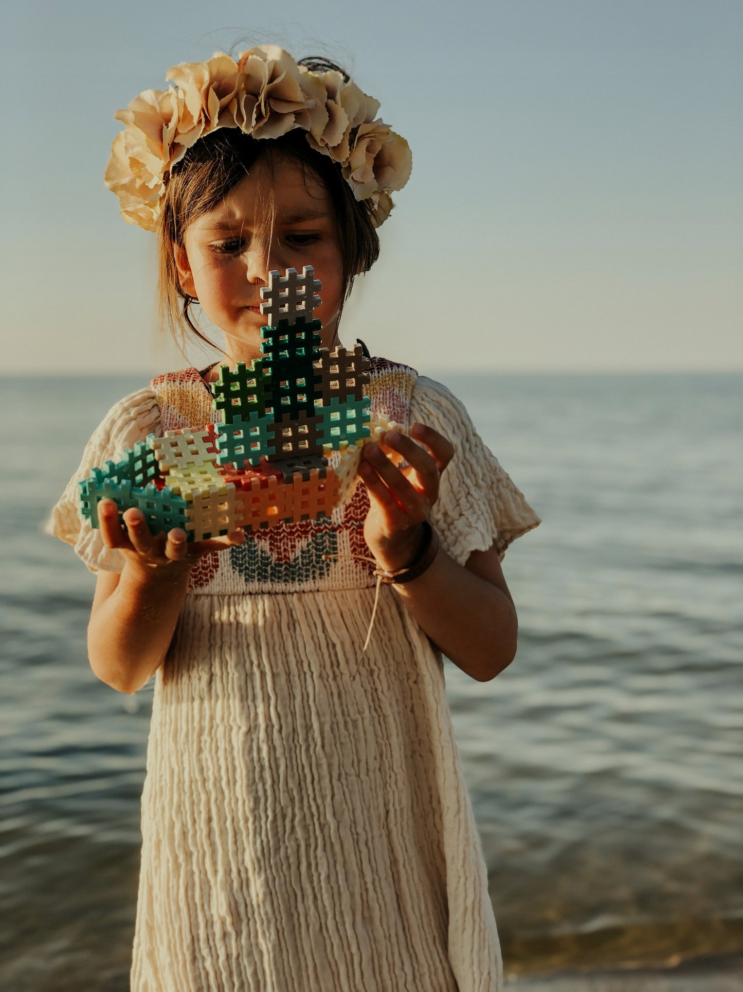 „MARIOINEX” MINI WAFFLE STATYBINĖ DETALĖ PASTELINĖ 300 ELEMENTŲ