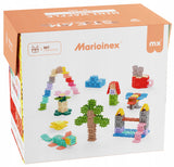 „MARIOINEX” MINI WAFFLE STATYBINĖ DETALĖ PASTELINĖ 300 ELEMENTŲ