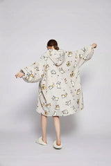 KOC BLUZA Stora Kocobluza Oversize Futrzak XXL Katės Kačiukai 460 GSM Net 1,3 kg