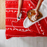 Elektrinis pledas 160x180cm su LCD pulteliu Camry CR 7441 Kalėdinis elnias