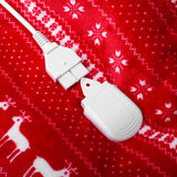 Elektrinis pledas 160x180cm su LCD pulteliu Camry CR 7441 Kalėdinis elnias