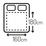 Elektrinis pledas 160x180cm su LCD pulteliu Camry CR 7441 Kalėdinis elnias