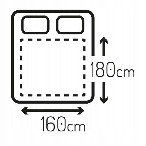 Elektrinis pledas 160x180cm su LCD pulteliu Camry CR 7441 Kalėdinis elnias