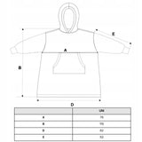 Šilta didelė džemperis su gobtuvu, kaip antklodė žiemai, oversized, MORAJ