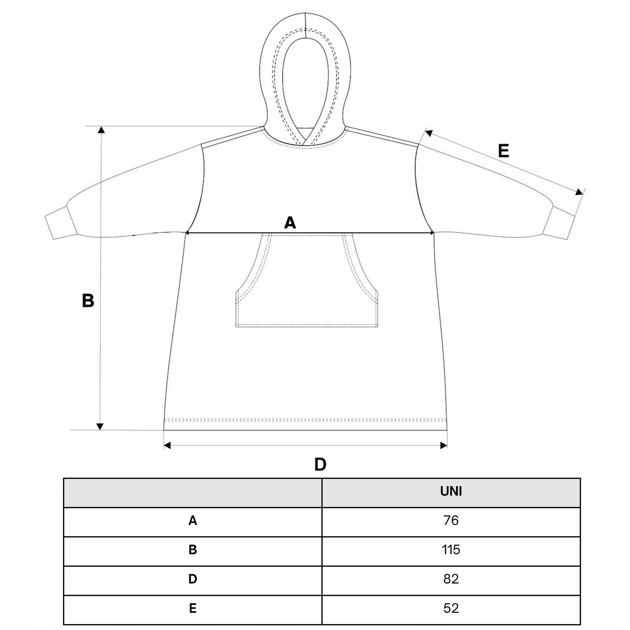 Šilta didelė džemperis su gobtuvu, kaip antklodė žiemai, oversized, MORAJ