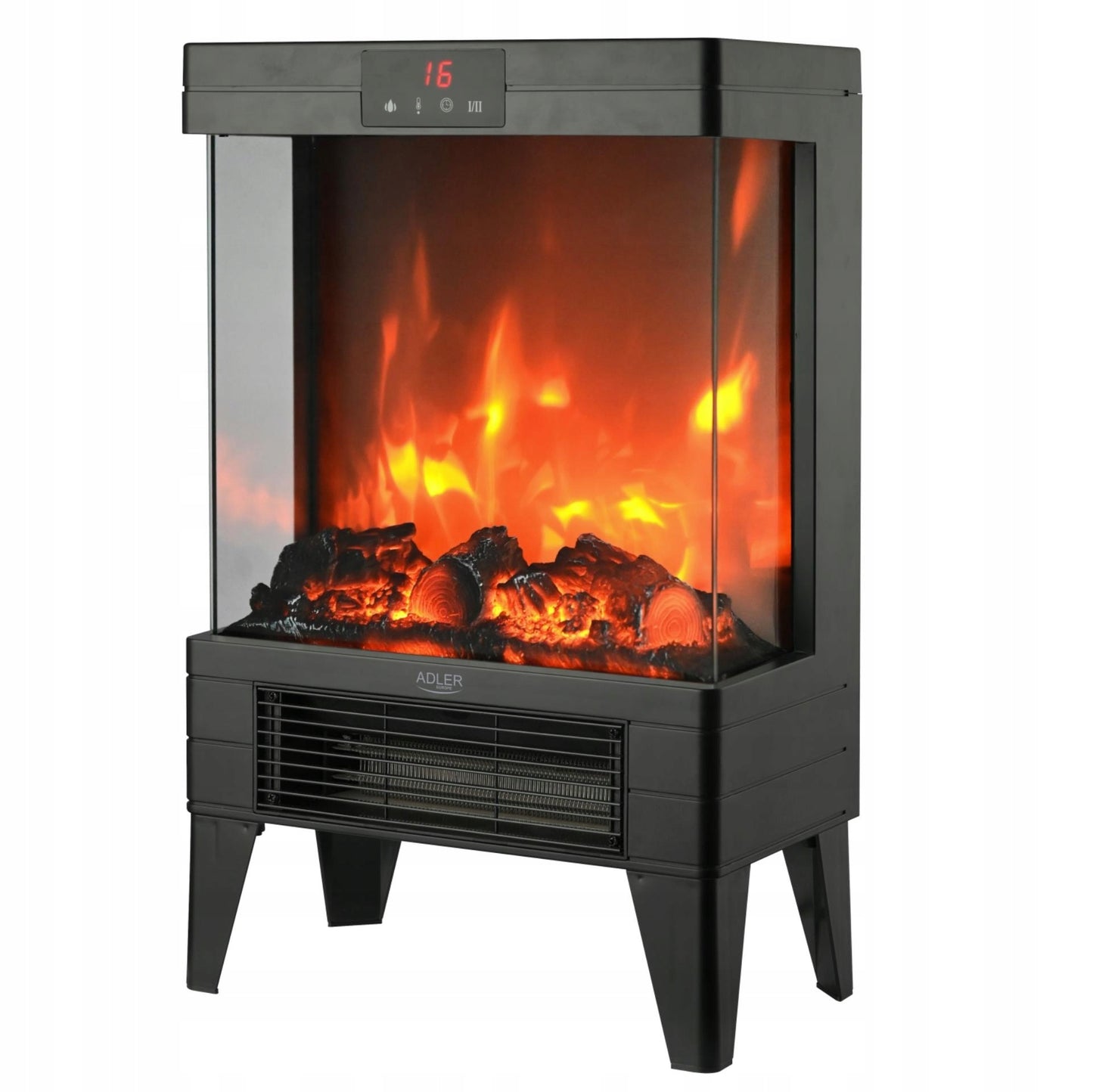 Elektrinis židinys Pastatomas su šildymo funkcija Šildytuvas Ventiliatorinis šildytuvas