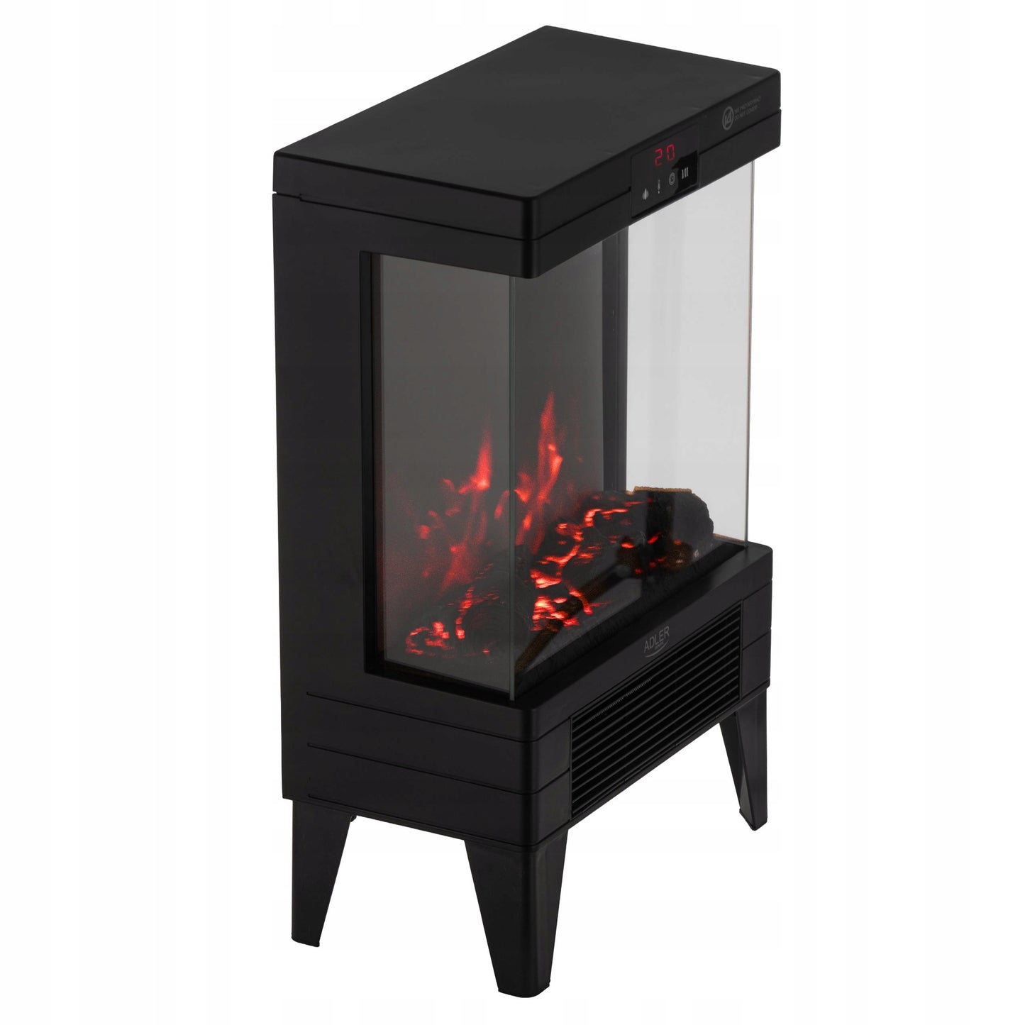 Elektrinis židinys Pastatomas su šildymo funkcija Šildytuvas Ventiliatorinis šildytuvas