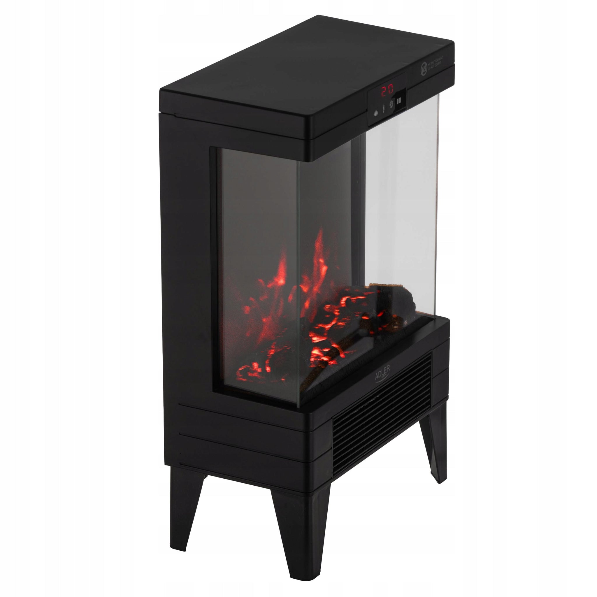 Elektrinis židinys Pastatomas su šildymo funkcija Šildytuvas Ventiliatorinis šildytuvas