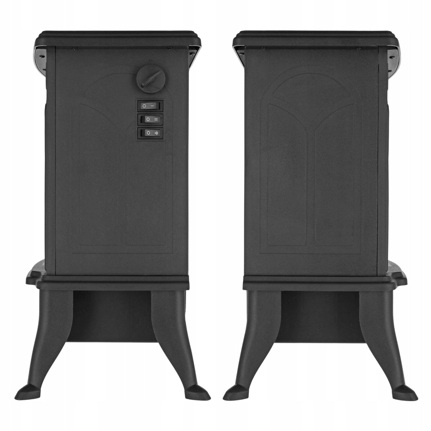 ELEKTRINIS ŽIDINYS su ventiliatoriumi, radiatorius, 1800W LED liepsnos efektas