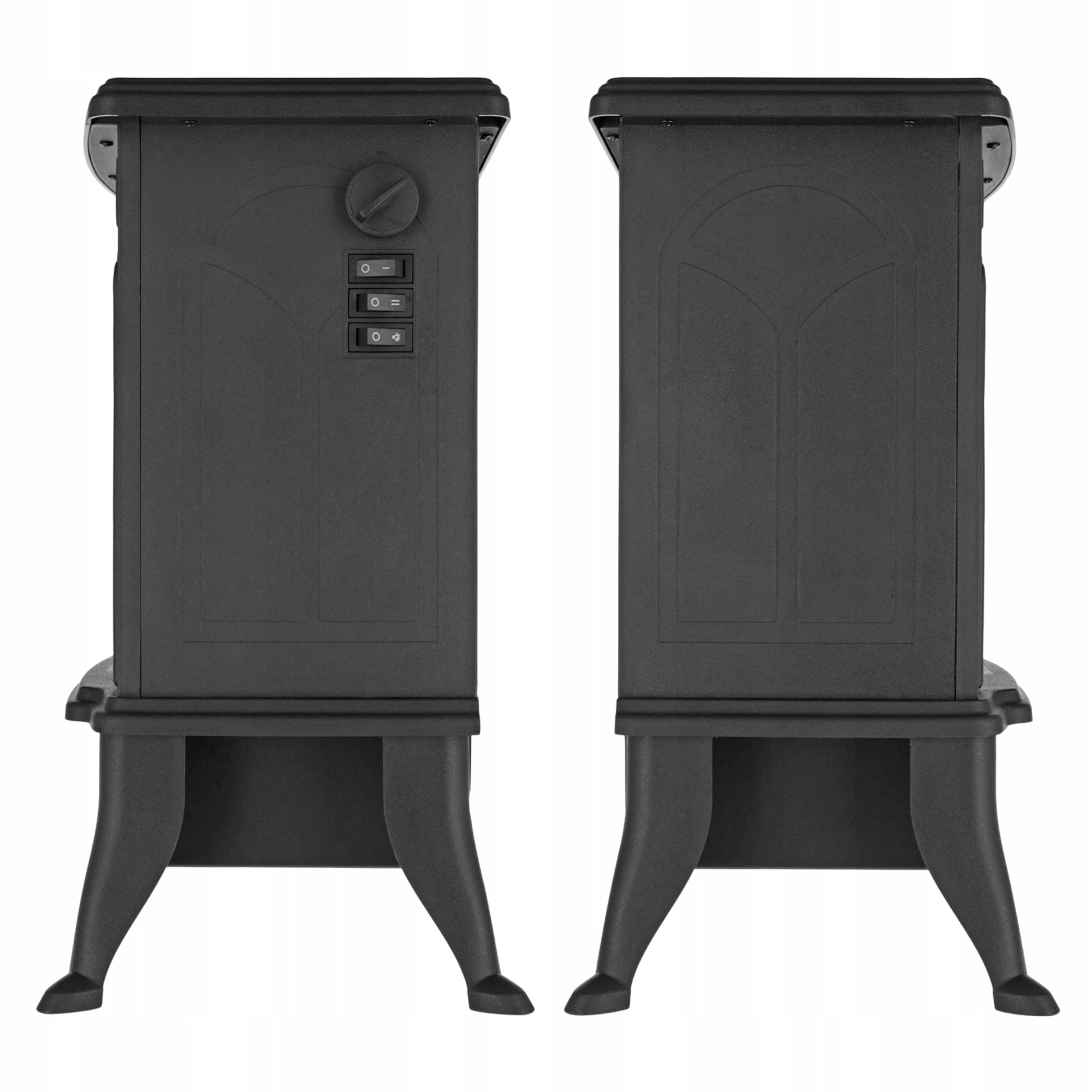 ELEKTRINIS ŽIDINYS su ventiliatoriumi, radiatorius, 1800W LED liepsnos efektas