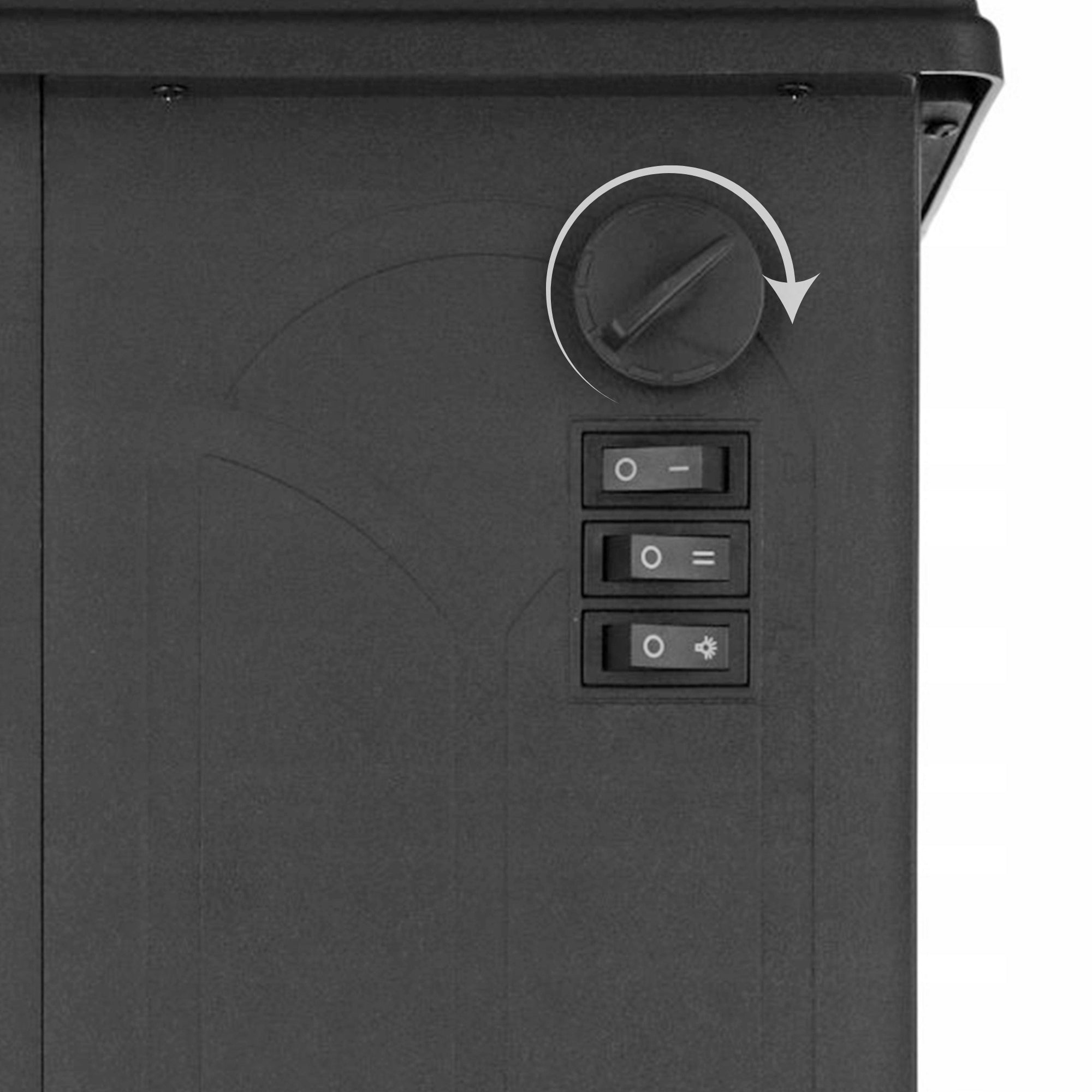 ELEKTRINIS ŽIDINYS su ventiliatoriumi, radiatorius, 1800W LED liepsnos efektas