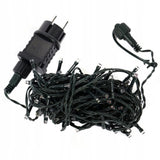 Kalėdinių lempučių komplektas 100 LED su FLASH efektu ir papildomu lizdu, IP44, lauko