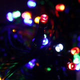 Kalėdinių lempučių komplektas 100 LED su FLASH efektu ir papildomu lizdu, IP44, lauko