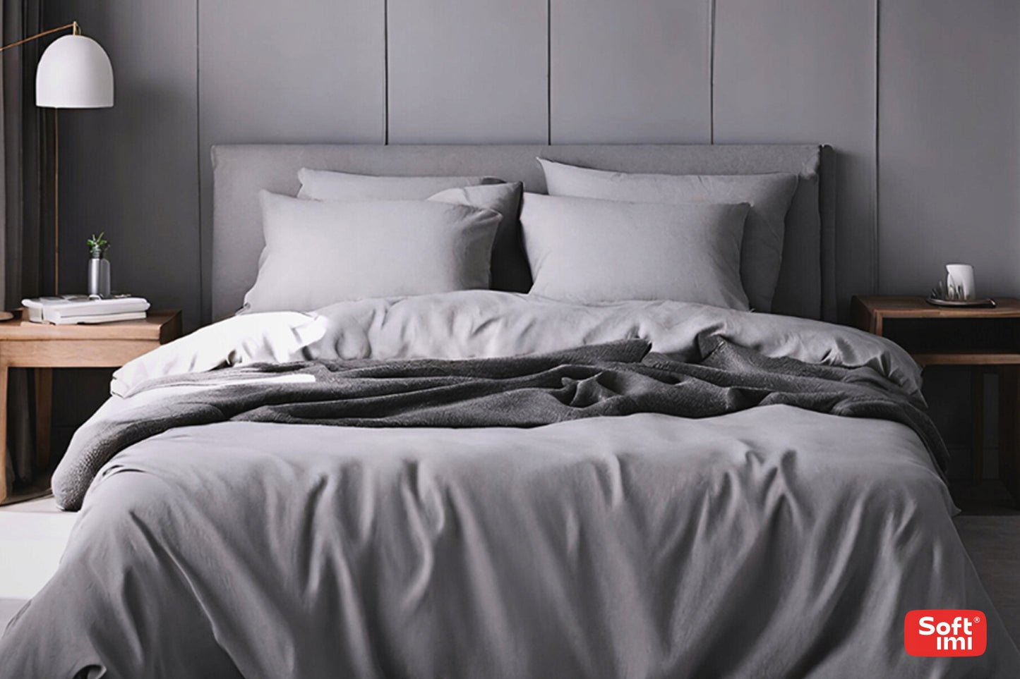 PATALYNĖS KOMPLEKTAS 200X220 100% MEDVILNĖ + 2 UŽVALKALAI 50X70 MEDVILNINĖ PATALYNĖ