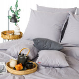 PATALYNĖS KOMPLEKTAS 200X220 100% MEDVILNĖ + 2 UŽVALKALAI 50X70 MEDVILNINĖ PATALYNĖ