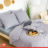 PATALYNĖS KOMPLEKTAS 200X220 100% MEDVILNĖ + 2 UŽVALKALAI 50X70 MEDVILNINĖ PATALYNĖ