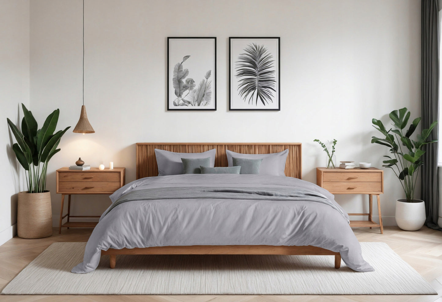 PATALYNĖS KOMPLEKTAS 200X220 100% MEDVILNĖ + 2 UŽVALKALAI 50X70 MEDVILNINĖ PATALYNĖ