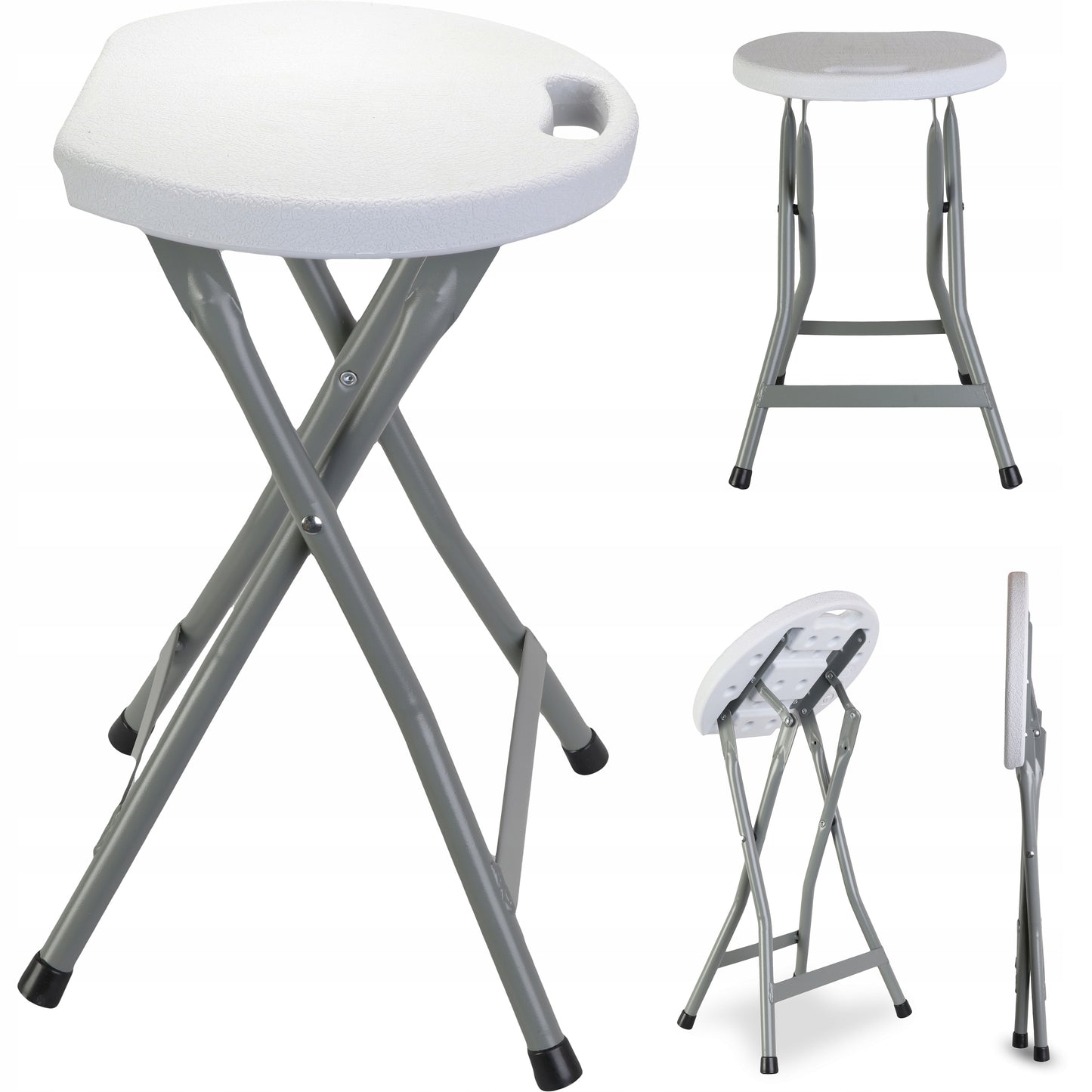 Sulankstoma catering kėdė, taburetė, taburetėlė, virtuvinis suolas 46 cm Goliat