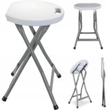 Sulankstoma catering kėdė, taburetė, taburetėlė, virtuvinis suolas 46 cm Goliat