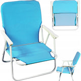 Sulankstoma paplūdimio kėdė turistams, gultas paplūdimiui, sodui, terasai