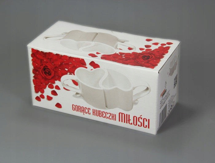 MEILĖS PUODELIAI ŠIRDELĖS FORMA – 2 VNT. KOMPLEKTAS