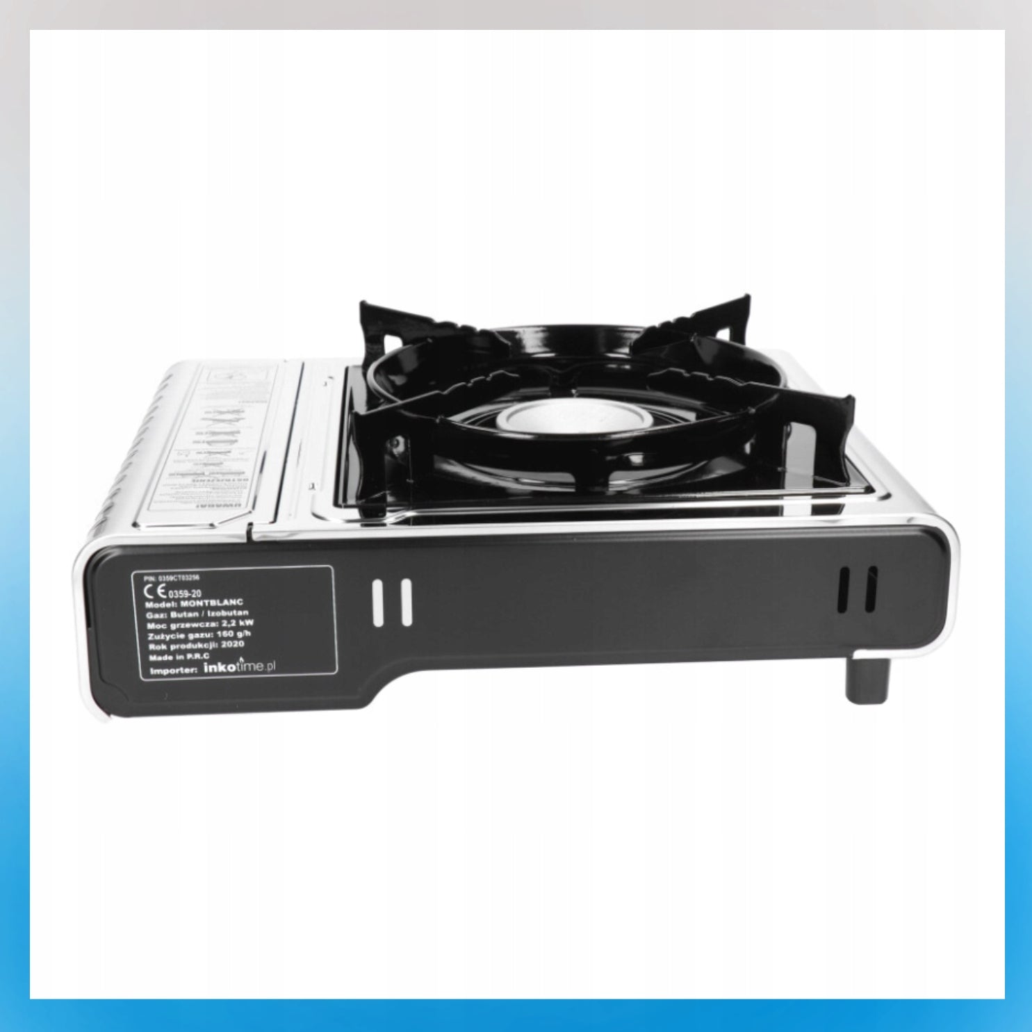 DUJINĖ KEMPINĖGĖ DUJINĖ KERAMINĖ NEŠIOJAMA 2IN1 + REDUKTORIUS SU LAGAMINU