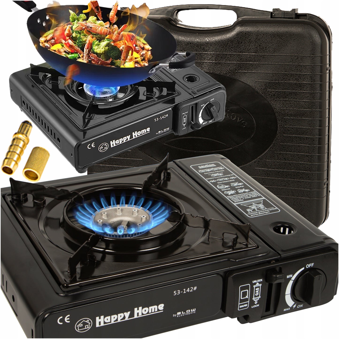 DUJINĖ KEMPINĖJŲ DUJINĖ STOVYKLA NEŠIOJAMAS KOMPLEKTAS DUJŲ DEGKLIS