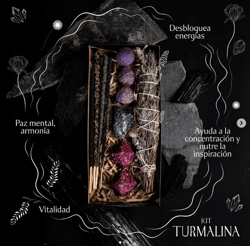 Smilkalai Sagrada Madre - Turmalino Rinkinys