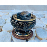 Geležies smilkalų degiklis su rankena