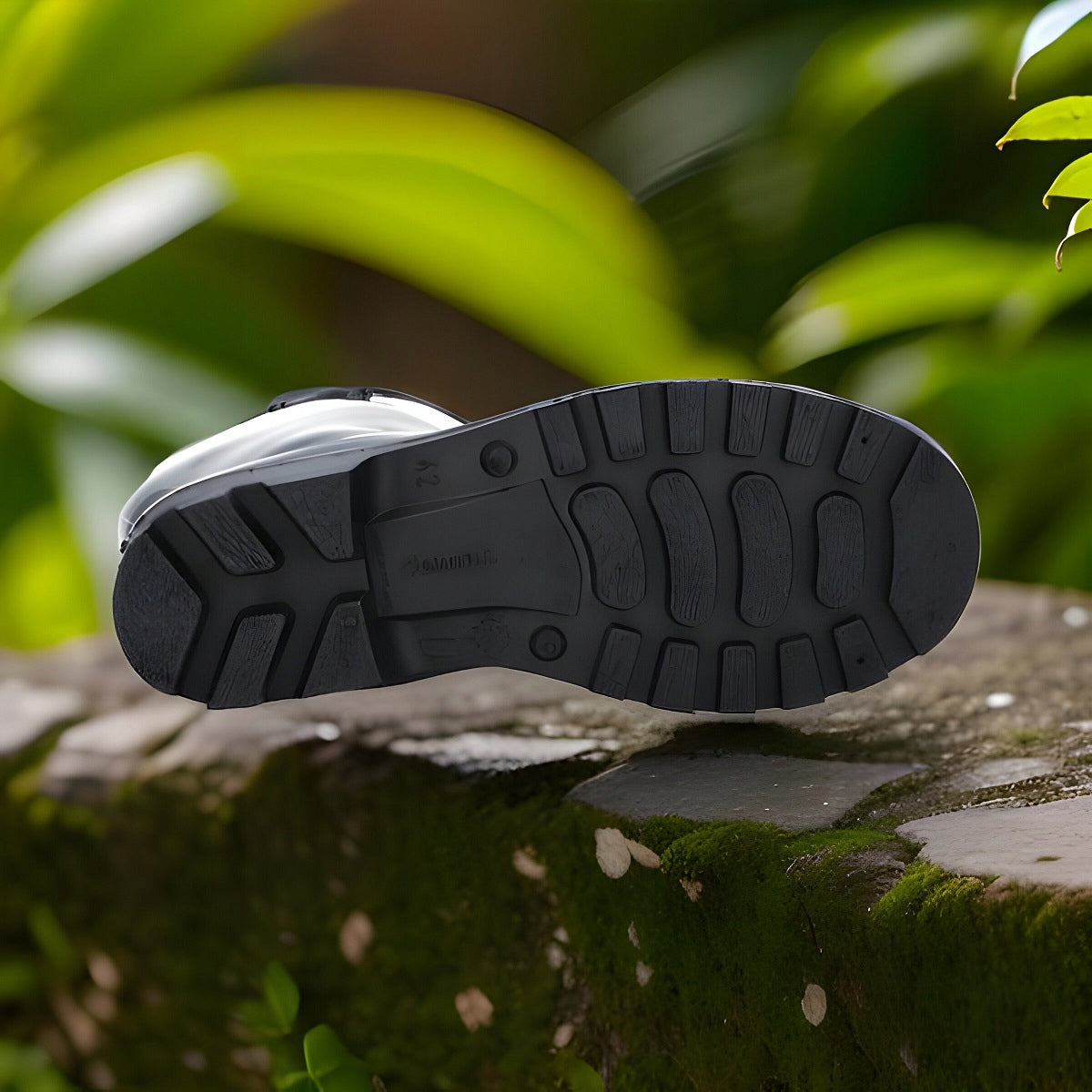 Vyriški darbo batai guminiai batai vandeniui atsparūs lenkiški PVC juodi 42