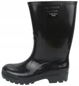 Vyriški darbo batai guminiai batai vandeniui atsparūs lenkiški PVC juodi 42