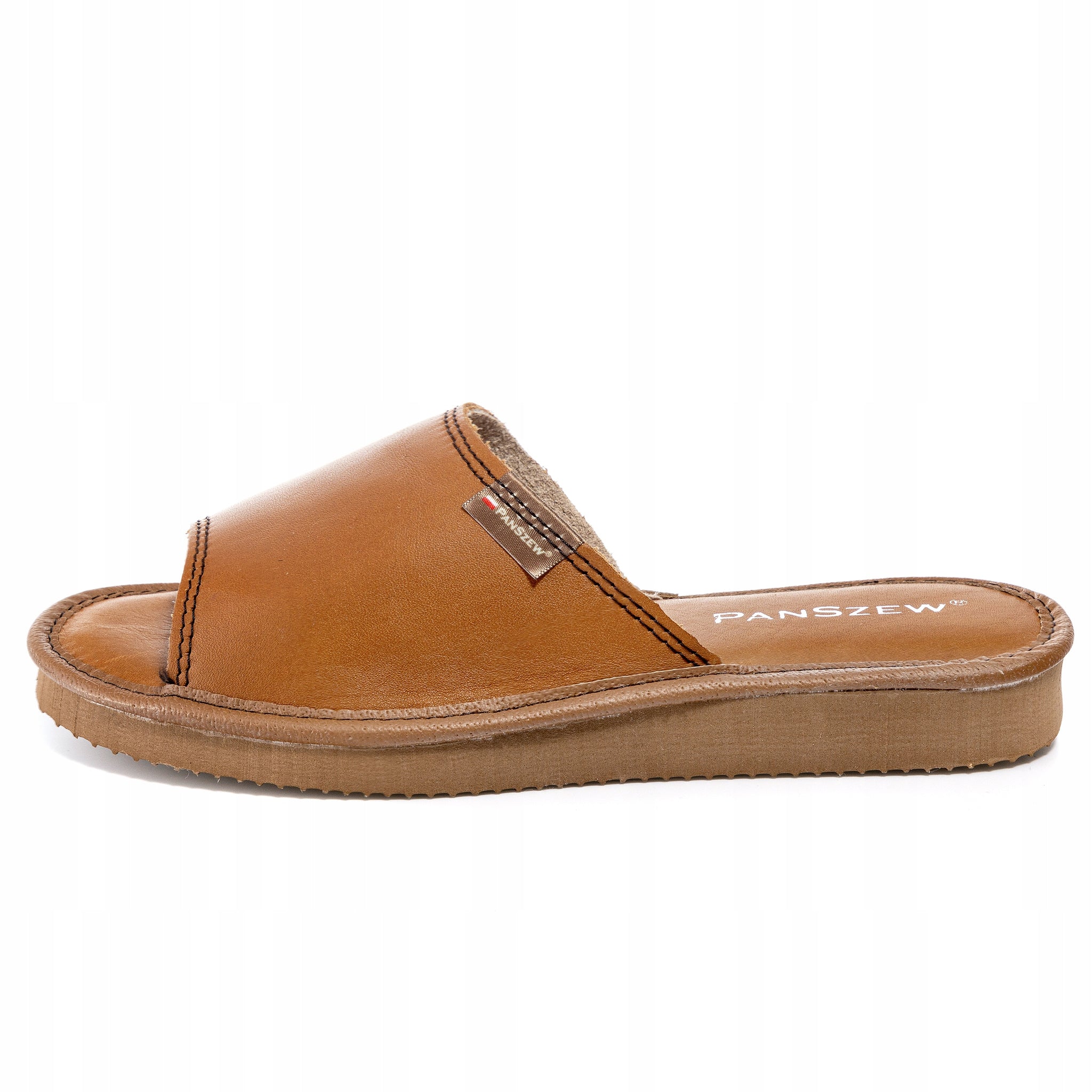 Lietuviškos Odinės Šlepetės Moteriškos Namų Pantoflai Kalnų Stiliaus 36-41 PanSzew