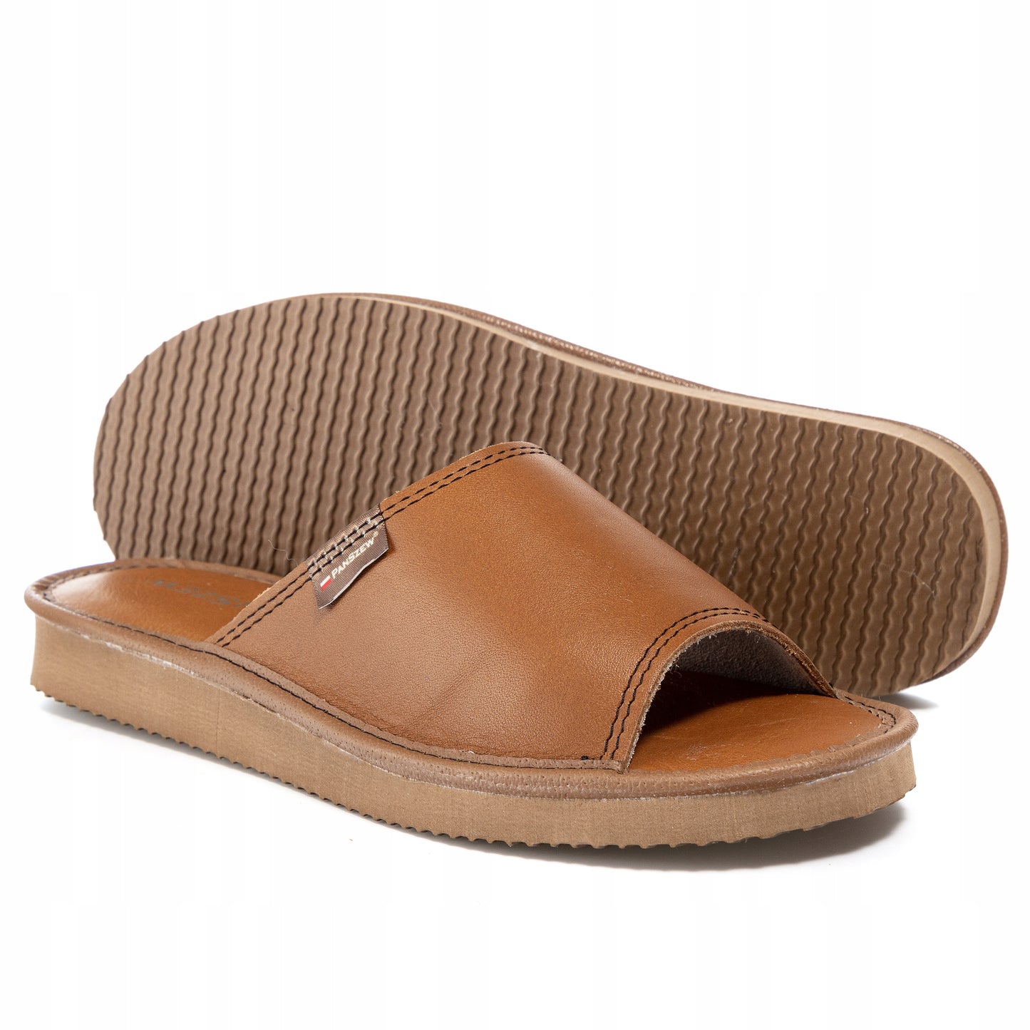 Lietuviškos Odinės Šlepetės Moteriškos Namų Pantoflai Kalnų Stiliaus 36-41 PanSzew