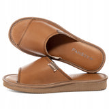 Lietuviškos Odinės Šlepetės Moteriškos Namų Pantoflai Kalnų Stiliaus 36-41 PanSzew