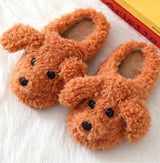 Šlepetės šiltos minkštos TAPUKĖS Šuo 36-37 P020