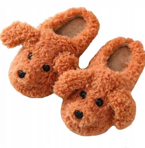 Šlepetės šiltos minkštos TAPUKĖS Šuo 36-37 P020