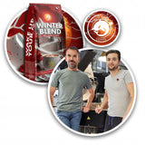 Pupelių kava 1kg WINTER BLEND 100% Arabica ŠVIEŽIAI SKROSTA Blue Orca