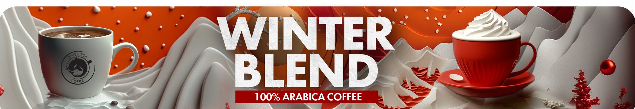 Pupelių kava 1kg WINTER BLEND 100% Arabica ŠVIEŽIAI SKROSTA Blue Orca