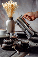 Kavinukas kavos virimui 500 ml. Veikia ant indukcijos, dujų. Plieninė CAMRY