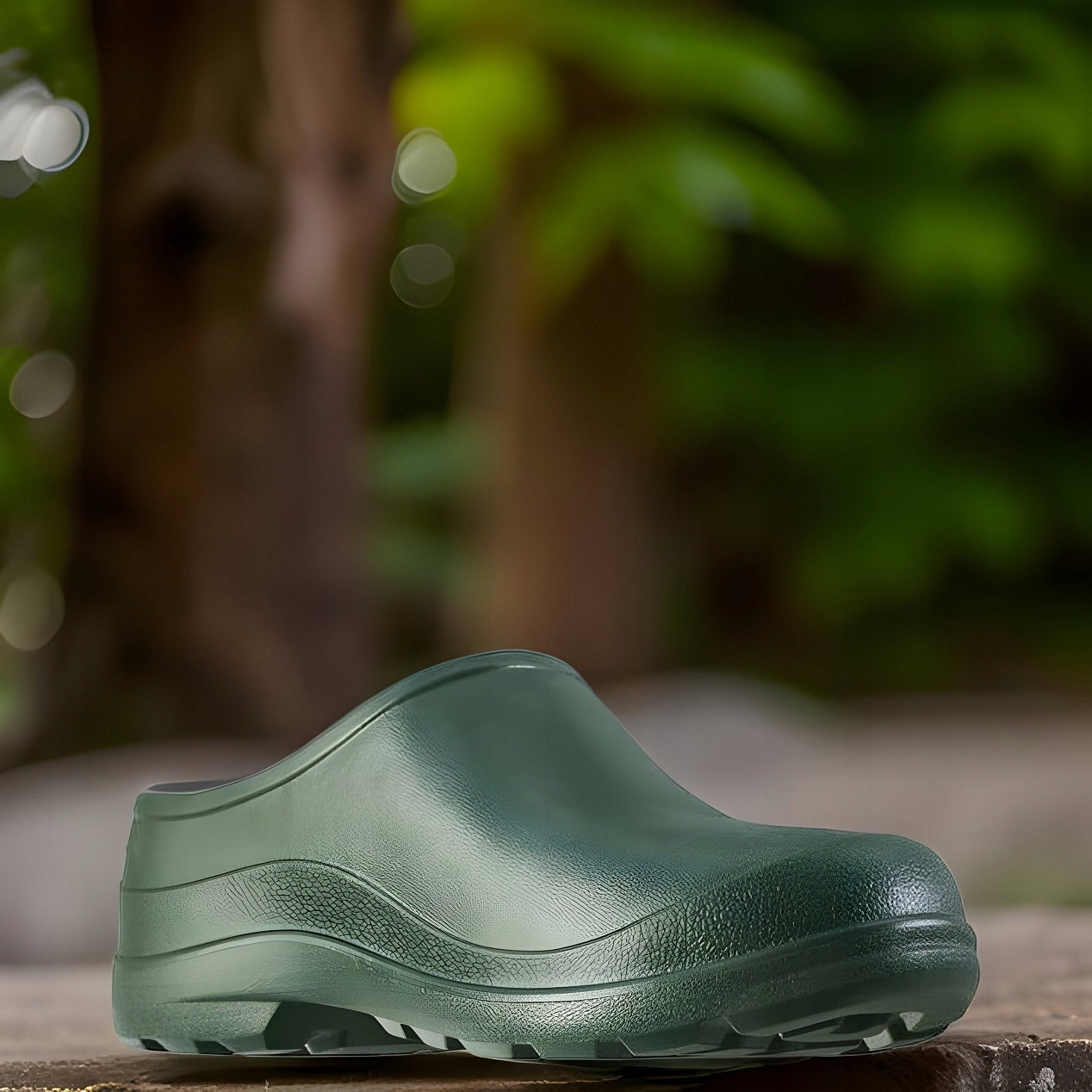 Putų šlepetės Lenkiškos Sodo mediena Vyriškos Lengvos EVA Pilnos 44