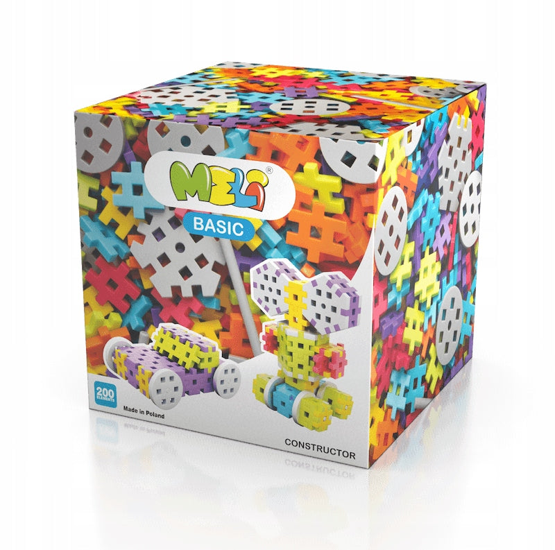 Meli Basic Constructor kaladėlės, 200 vnt.