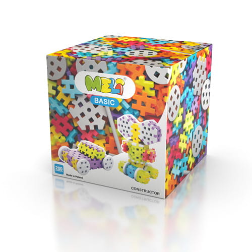 Meli Basic Constructor kaladėlės, 200 vnt.