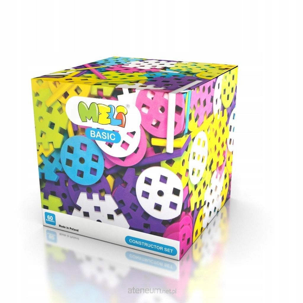 Meli Basic Constructor Pink rinkinys 60 vnt.