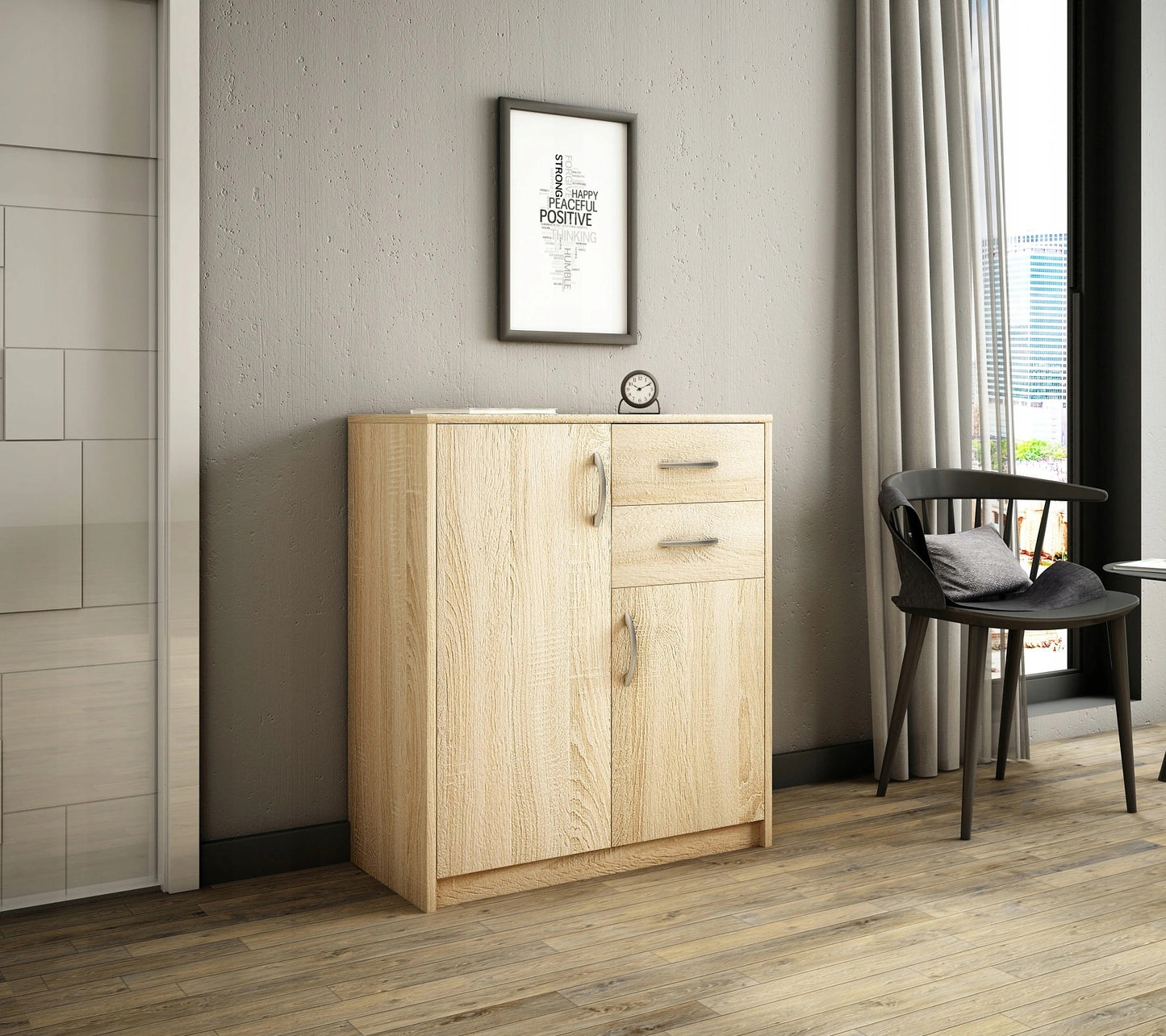 Spintelė Komoda Wspólne Lata, Ąžuolas Sonoma